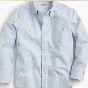 J.Crew for the Boys' critter oxford shirt